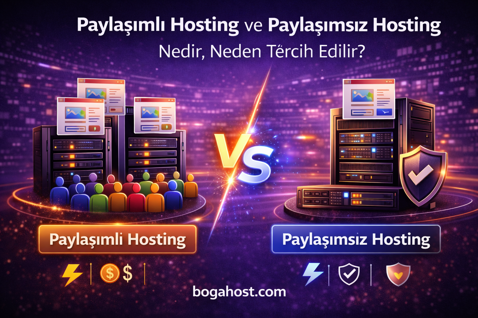 Paylaşımlı Hosting ve Paylaşımsız Hosting Nedir, Neden Tercih Edilir?
