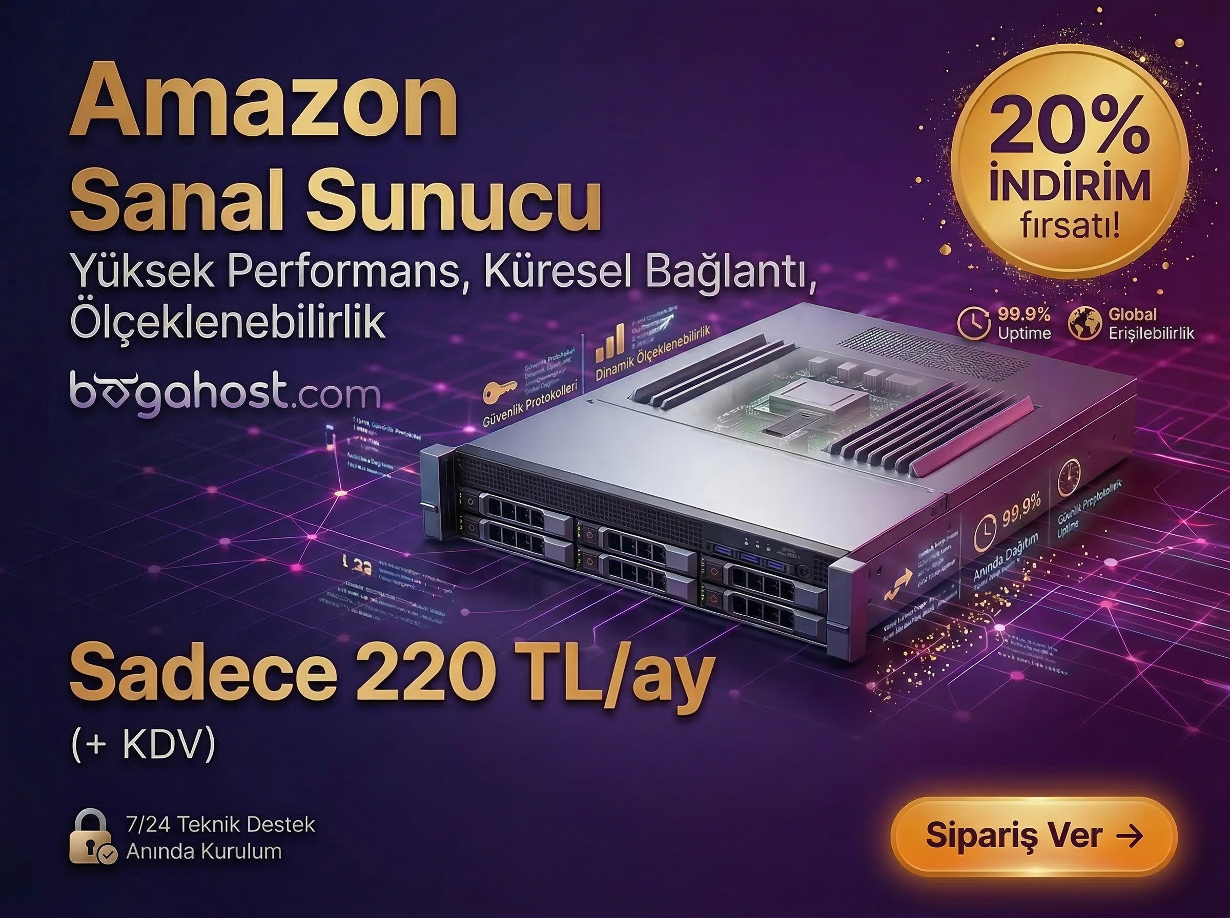 Amazon Sunucularında %20 İndirim Fırsatı!